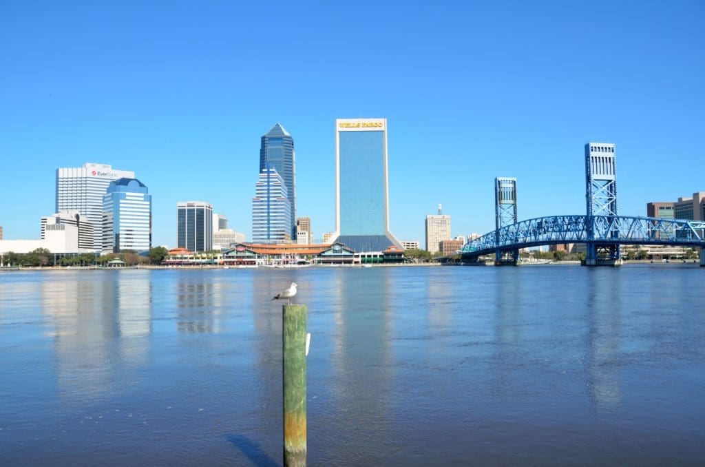 Skyline of Jacksonville, FL